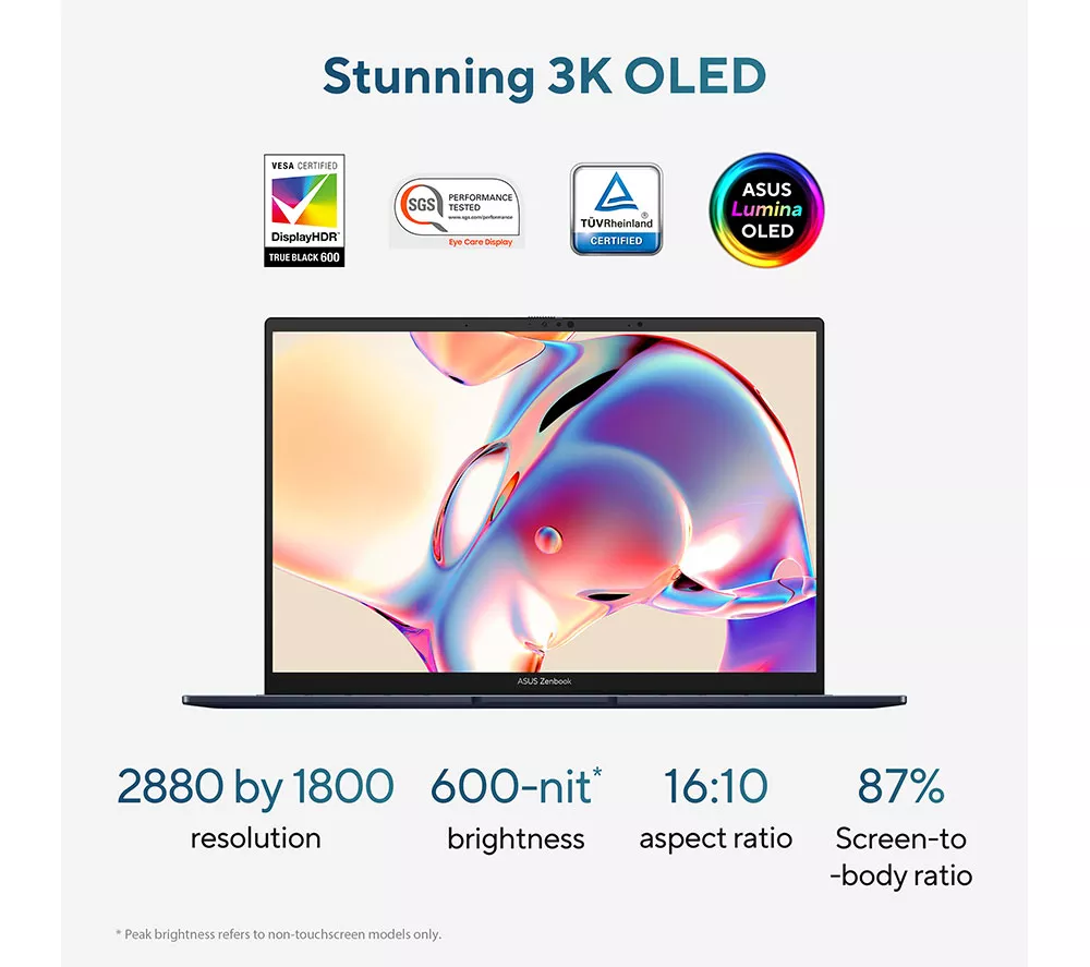 ASUS Zenbook 14 OLED 14" Laptop - Intel® Core™ Ultra 9, 1 TB SSD, Ponder Blue