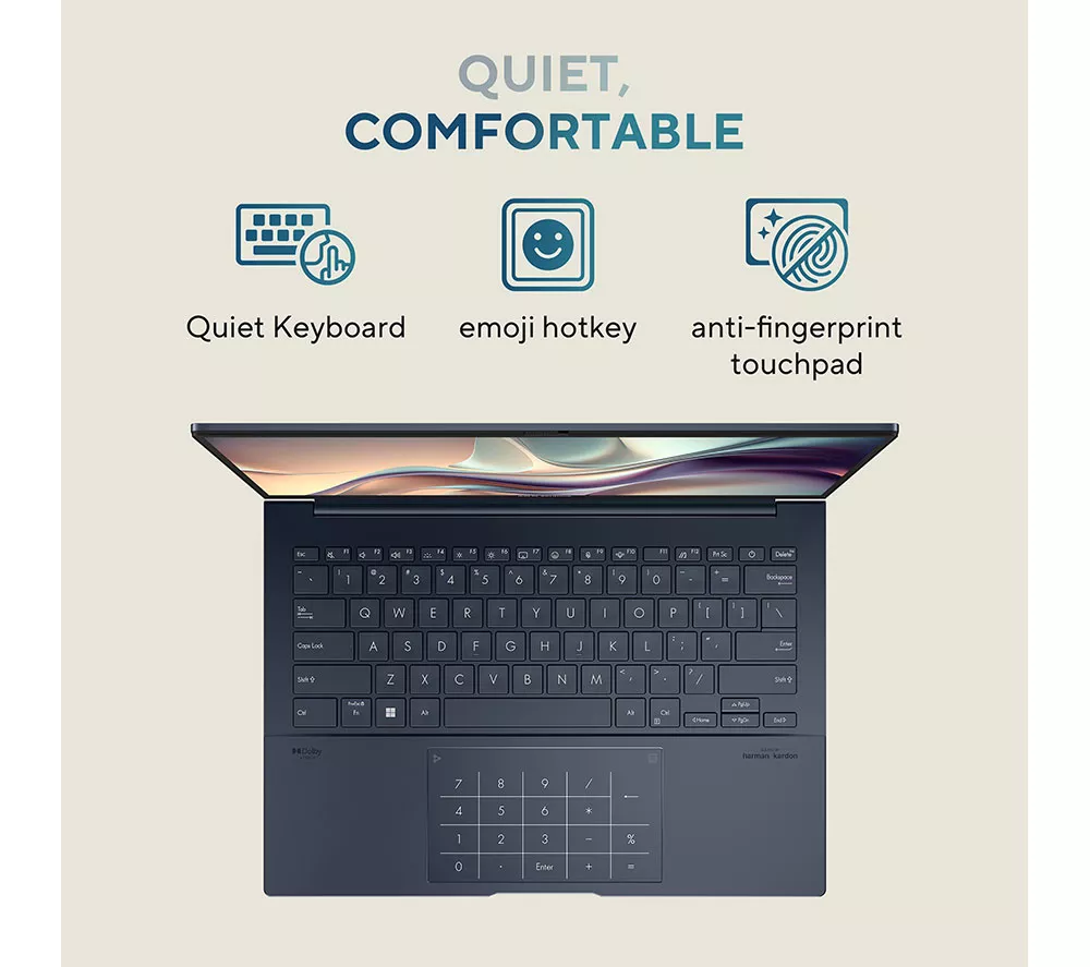 ASUS Zenbook 14 OLED 14" Laptop - Intel® Core™ Ultra 9, 1 TB SSD, Ponder Blue