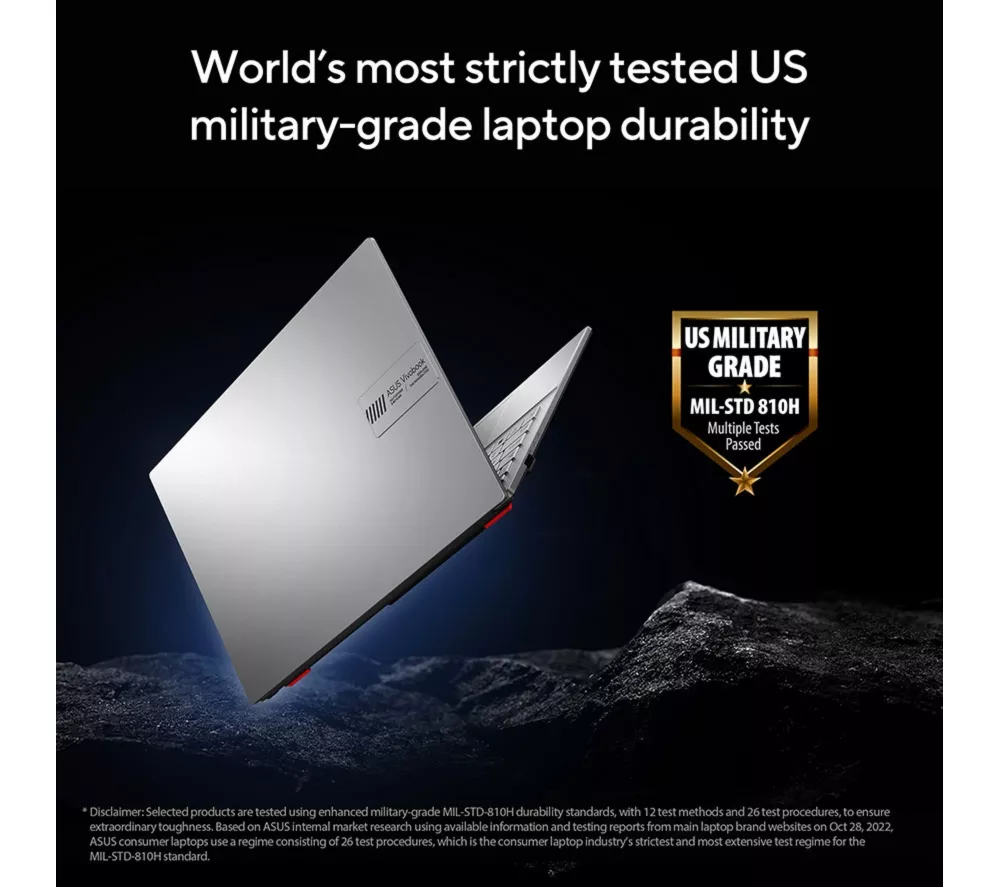 ASUS Vivobook Go 15 E1504FA 15.6" Laptop - AMD Ryzen 5, 512 GB SSD, Silver
