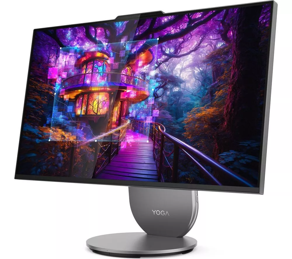 LENOVO Yoga U7 27" All-in-One PC - Intel® Core Ultra 7, 1 TB SSD, Grey