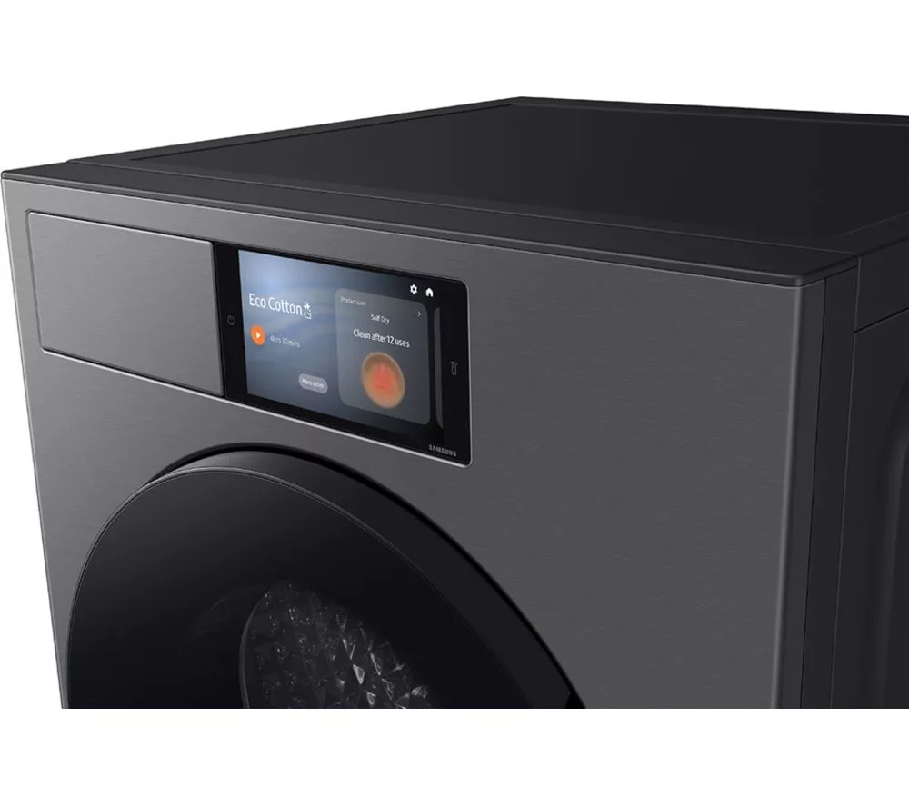 SAMSUNG Series 9 AI Home DV90F09F4SU1 9 kg Heat Pump Tumble Dryer - Dark Steel