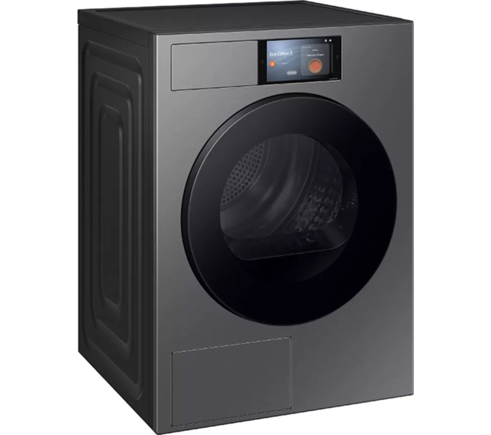 SAMSUNG Series 9 AI Home DV90F09F4SU1 9 kg Heat Pump Tumble Dryer - Dark Steel