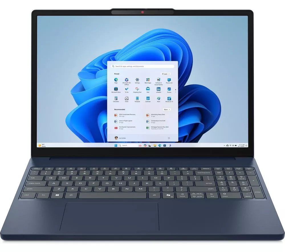 LENOVO IdeaPad Slim 3 15.3" Laptop - Intel® Core™ 3, 256 GB, Cosmic Blue