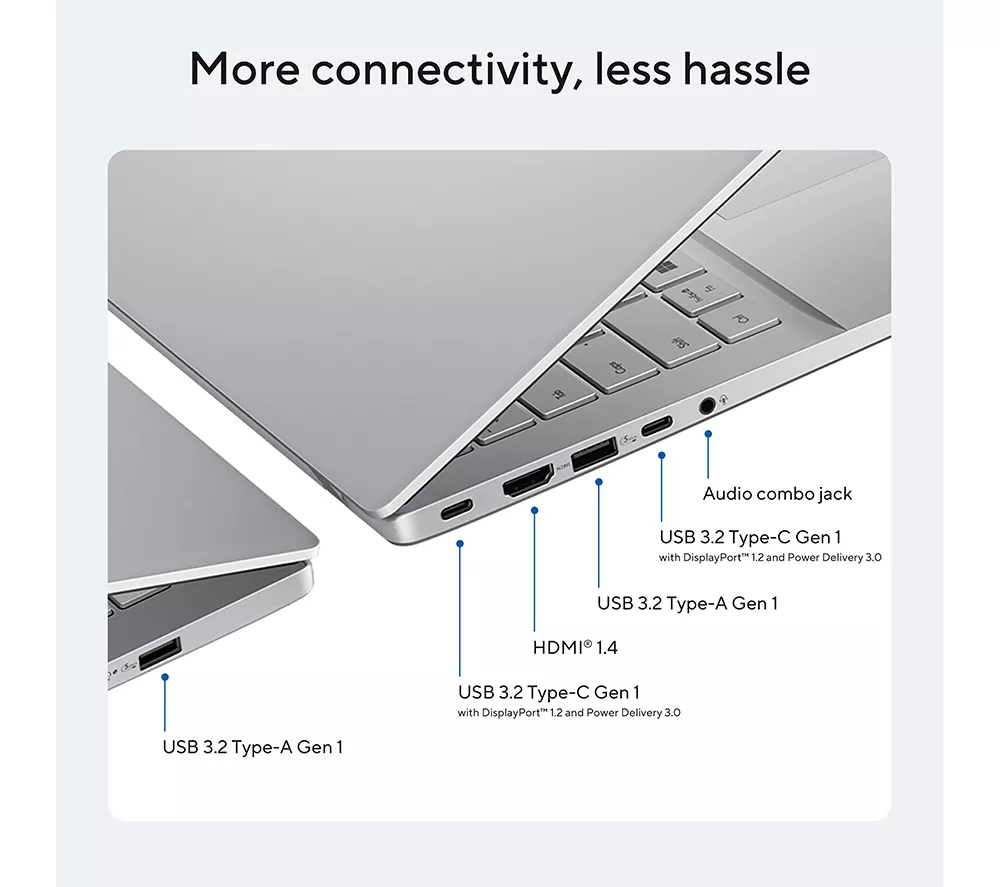 ASUS Vivobook S16 OLED S3607CA 16" Laptop, Copilot+ PC - Intel® Core™ Ultra 5, 1 TB SSD, Silver
