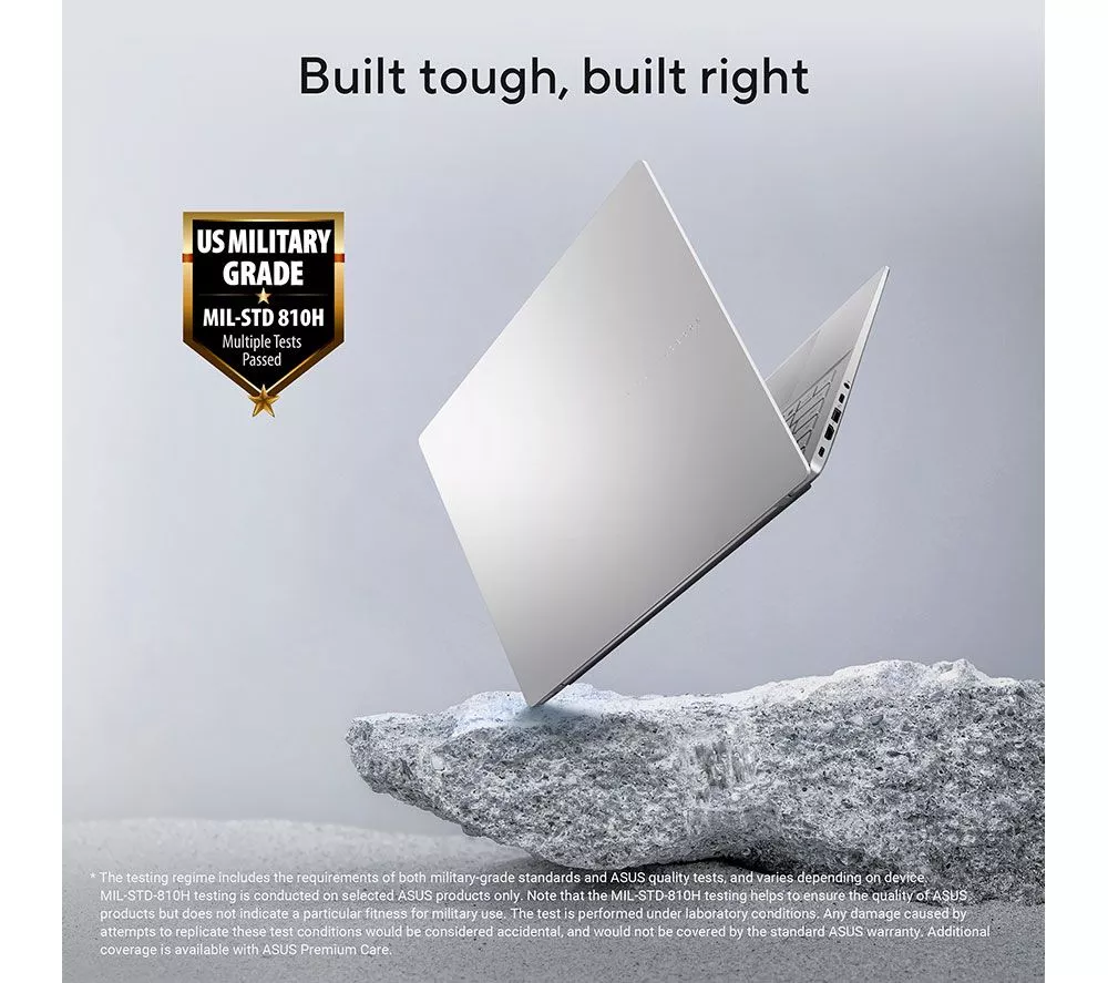 ASUS Vivobook S16 OLED S3607CA 16" Laptop, Copilot+ PC - Intel® Core™ Ultra 5, 1 TB SSD, Silver