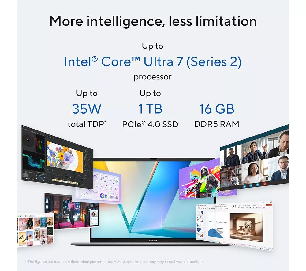 ASUS Vivobook S16 OLED S3607CA 16" Laptop - Intel® Core™ Ultra 7, 1 TB SSD, Silver