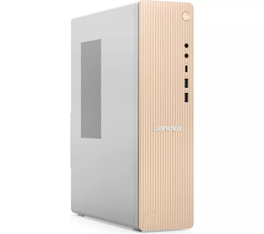LENOVO IdeaCentre Desktop PC - Intel® Core™ i3, 512 GB SSD, Grey & Orange