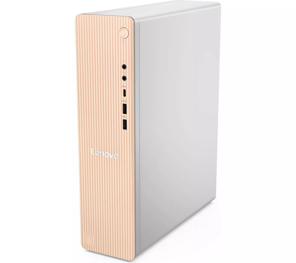LENOVO IdeaCentre Desktop PC - Intel® Core™ i3, 512 GB SSD, Grey & Orange