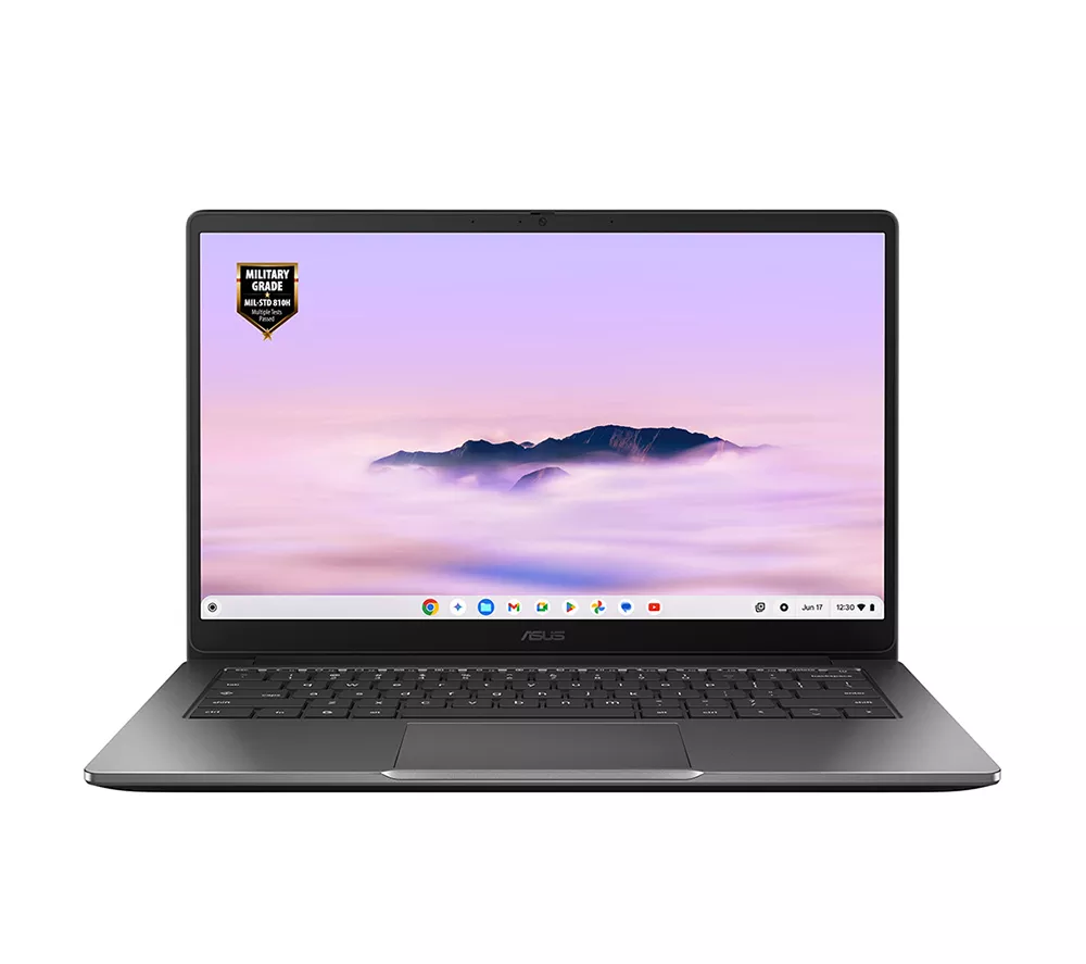 ASUS Chromebook Plus CX14 14"- Intel® Core™ 3, 256 GB eMMC, Grey