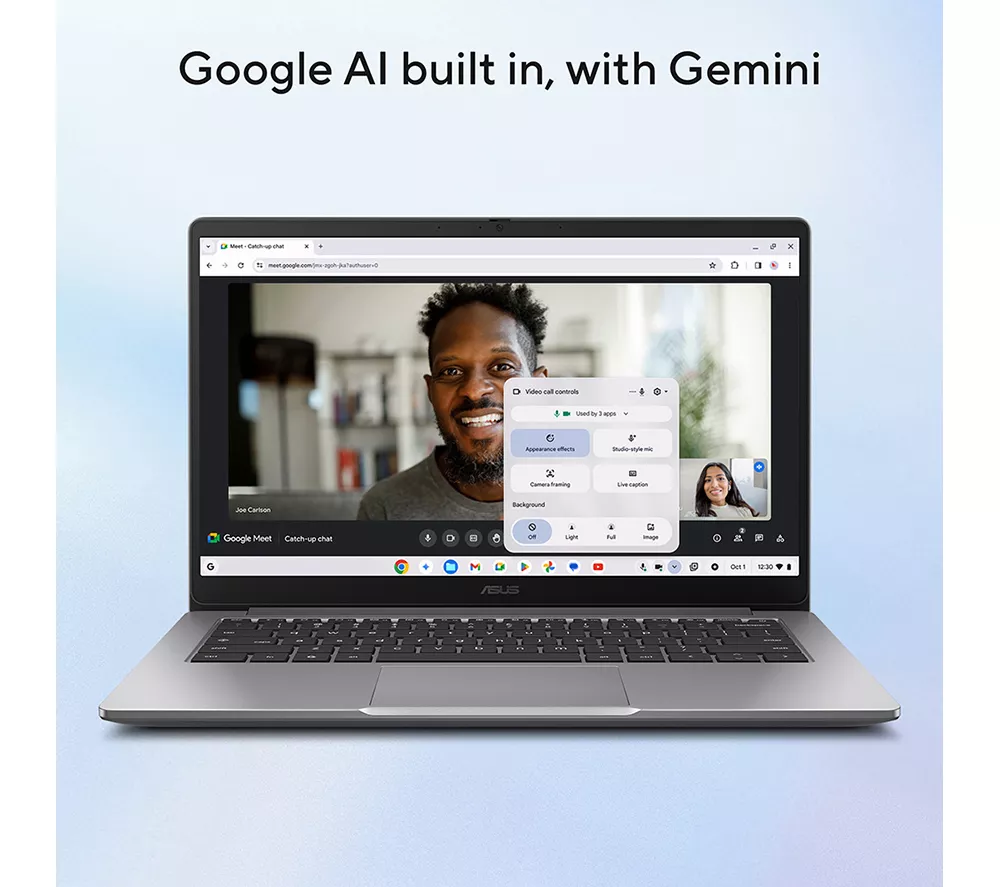 ASUS Chromebook Plus CX14 14"- Intel® Core™ 3, 256 GB eMMC, Grey