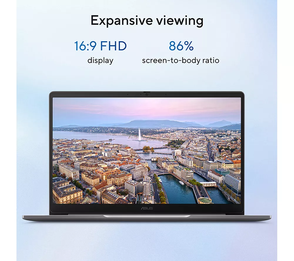 ASUS Chromebook Plus CX14 14"- Intel® Core™ 3, 256 GB eMMC, Grey