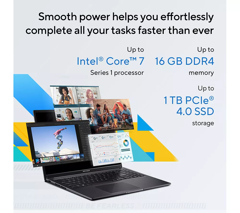 ASUS Vivobook 16 X1605VA 16" Laptop - Intel® Core™ i7, 1 TB SSD, Black