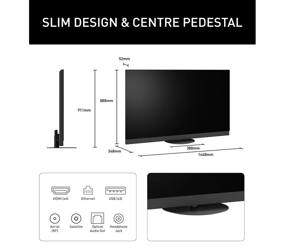 PANASONIC Z95B 65" OLED 4K HDR Smart Fire TV with Freely - TV-65Z95BEB
