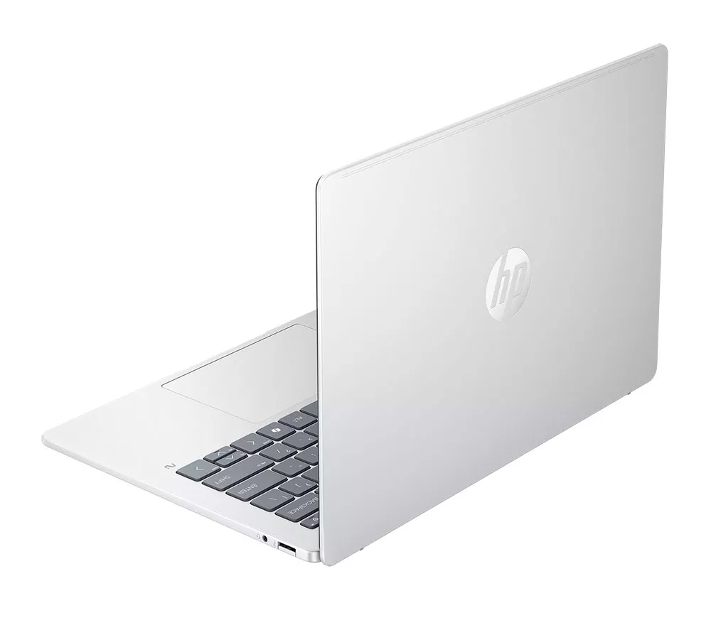 HP OmniBook 5 NGAI 14" Laptop - Snapdragon X1, 512 GB SSD, Glacier Silver