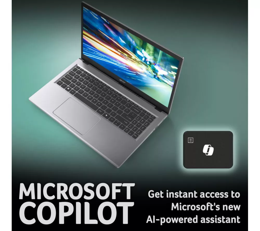 ACER Aspire Go 15 15.6" Laptop - Intel® Core™ 3, 128 GB UFS, Silver