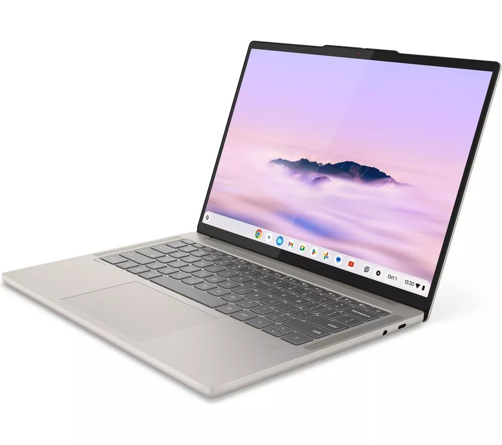 LENOVO Chromebook Plus 14" - MediaTek Kompanio Ultra 910, 128 GB UFS, Grey