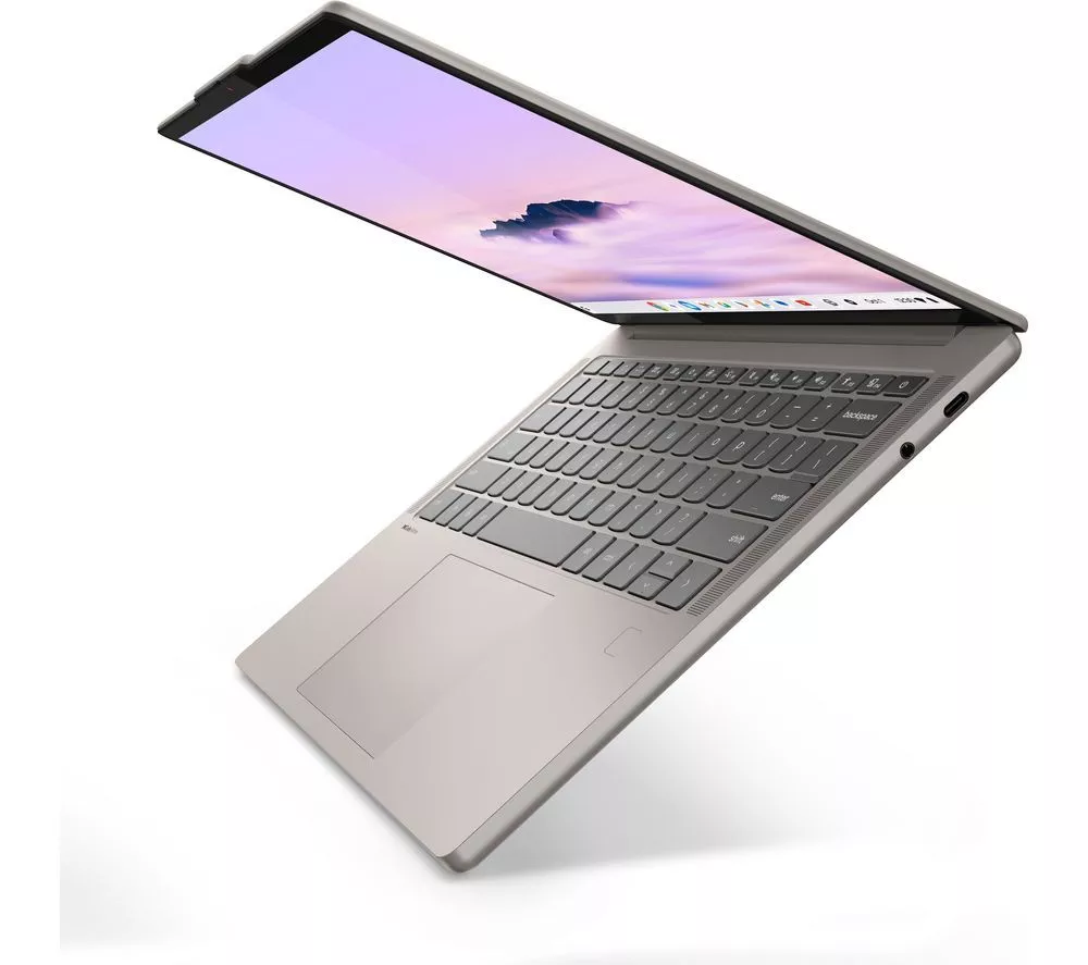 LENOVO Chromebook Plus 14" - MediaTek Kompanio Ultra 910, 128 GB UFS, Grey