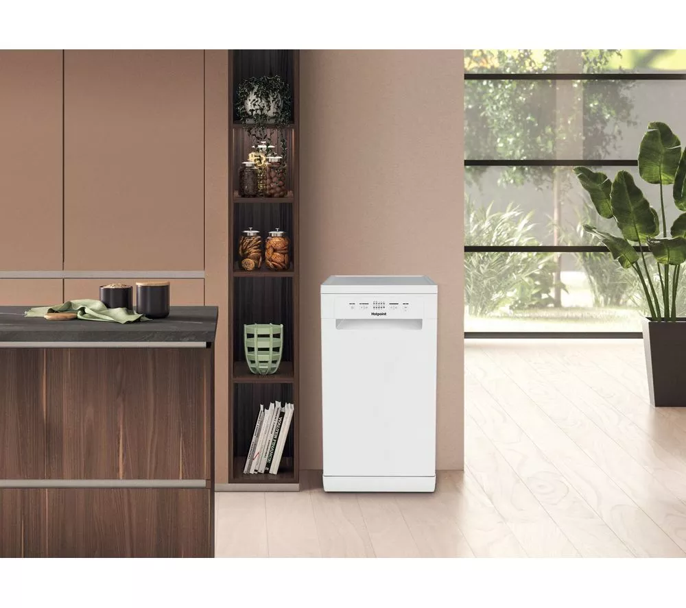 HOTPOINT HP2FE10CS90WUK Slimline Dishwasher - White