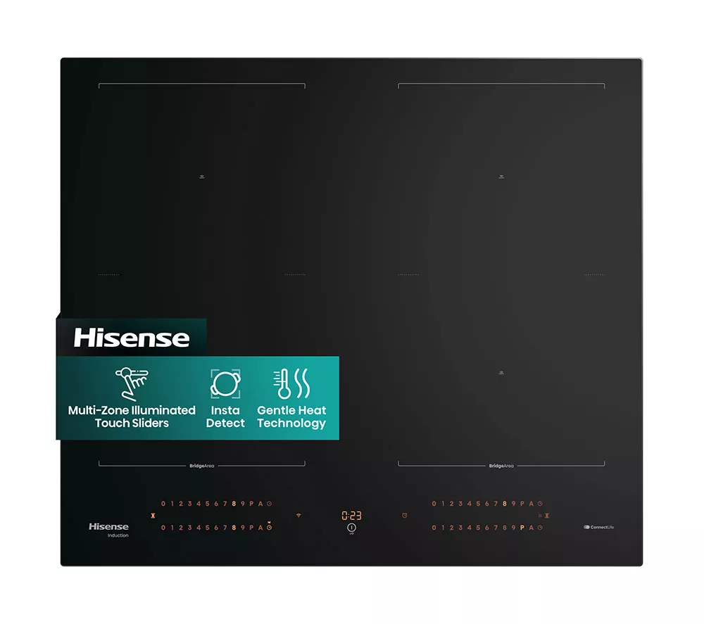 HISENSE Hi8 HI6443BSCWF 60 cm Electric Induction Smart Hob - Black