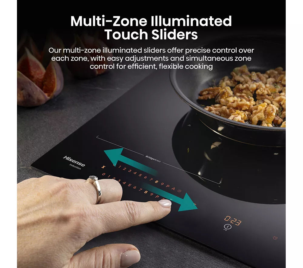 HISENSE Hi8 HI6443BSCWF 60 cm Electric Induction Smart Hob - Black