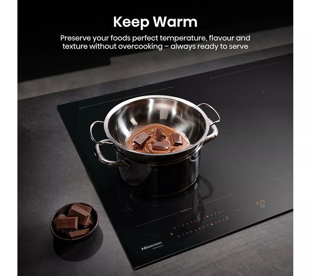 HISENSE Hi8 HI6443BSCWF 60 cm Electric Induction Smart Hob - Black