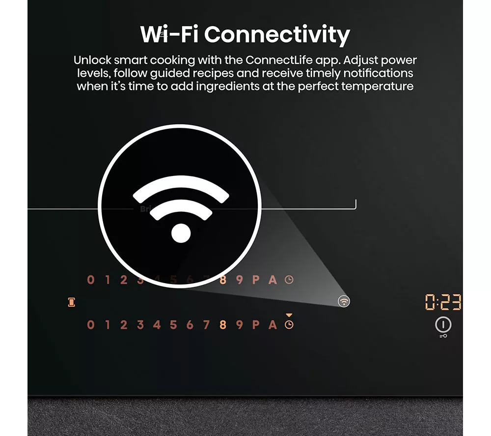 HISENSE Hi8 HI6443BSCWF 60 cm Electric Induction Smart Hob - Black