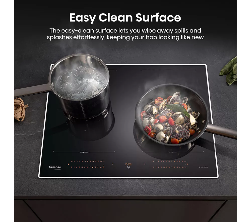 HISENSE Hi8 HI6443BSCWF 60 cm Electric Induction Smart Hob - Black