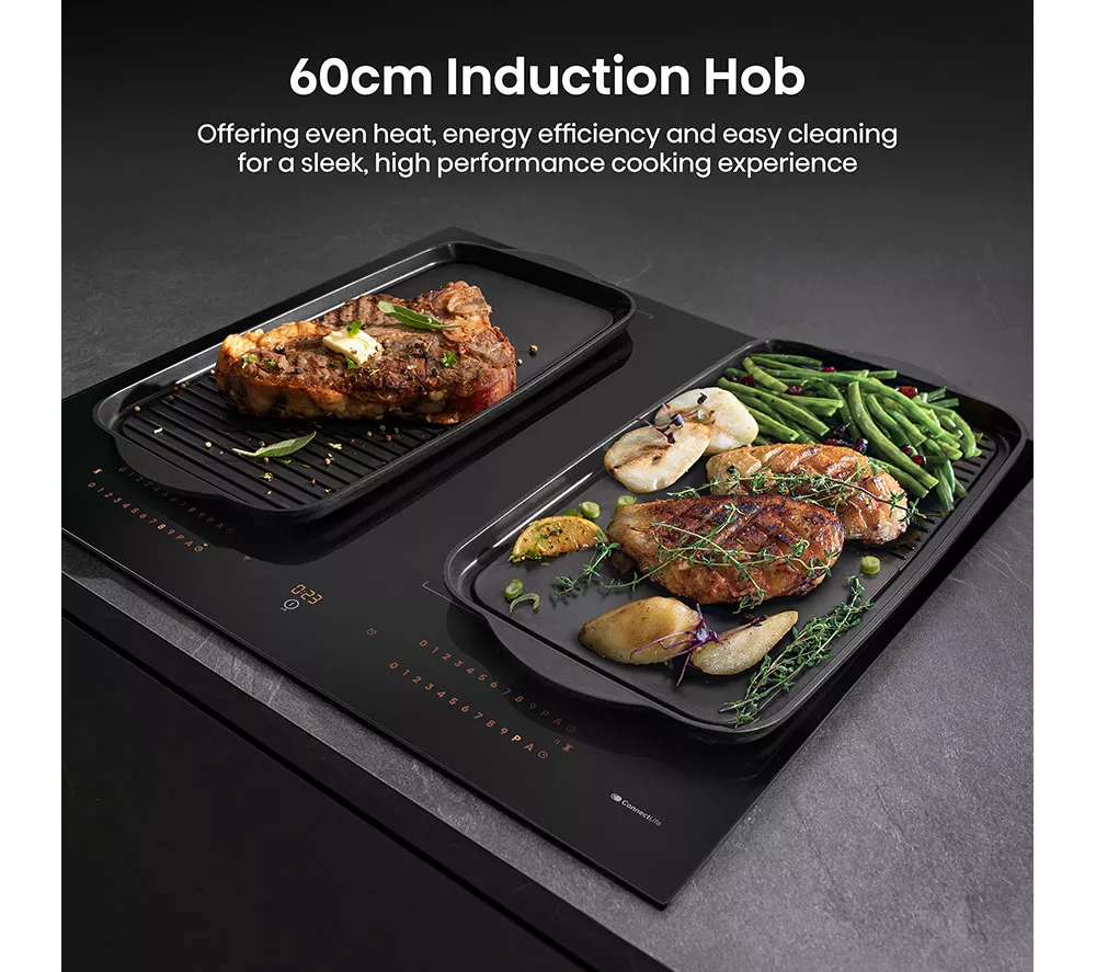 HISENSE Hi8 HI6443BSCWF 60 cm Electric Induction Smart Hob - Black