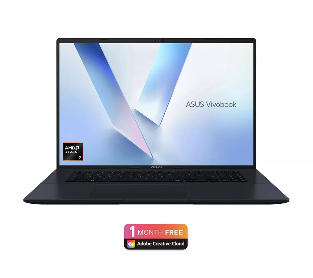 ASUS Vivobook 18 M1807HA 18.4" Laptop - AMD Ryzen 7, 1 TB SSD, Quiet Blue