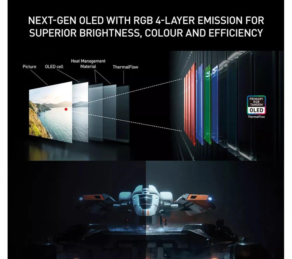 PANASONIC Z95B 55" OLED 4K HDR Smart Fire TV with Freely - TV-55Z95BEB