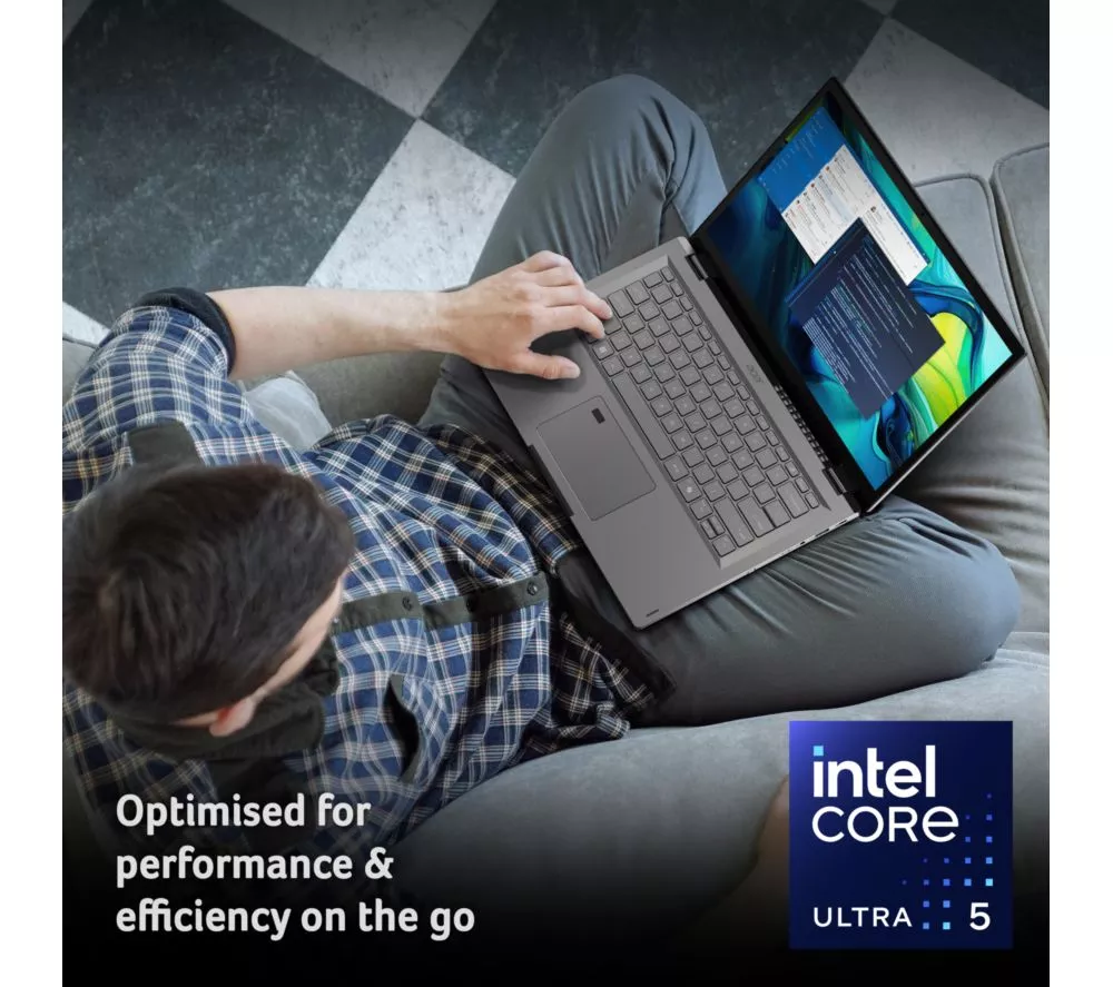 ACER Aspire Spin 14 14" 2 in 1 Laptop - Intel® Core™ Ultra 5, 1 TB SSD, Grey