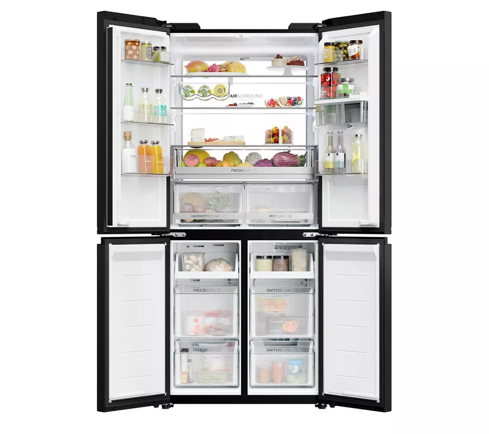 HAIER Series 7 HFKR7819DWGB Fridge Freezer - Black
