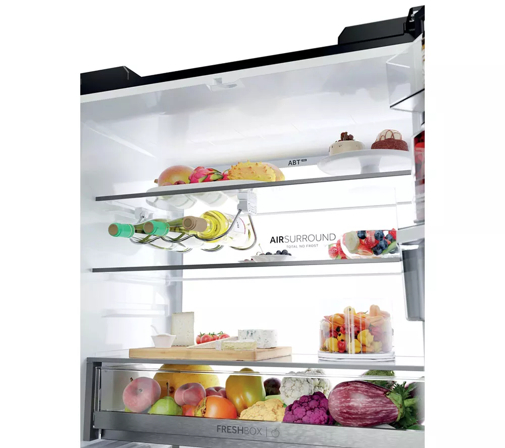 HAIER Series 7 HFKR7819DWGB Fridge Freezer - Black