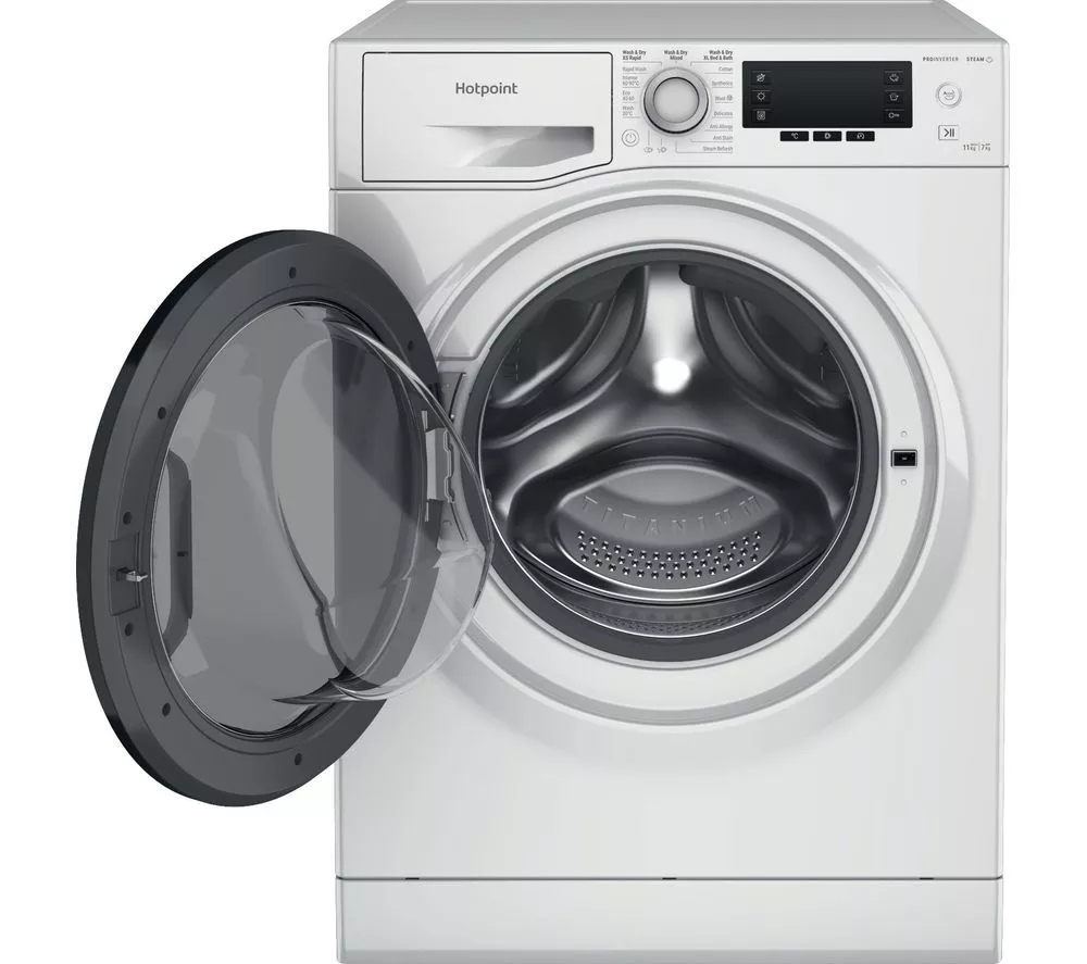 HOTPOINT ActiveCare NDD 11748 DA UK 11 kg Washer Dryer - White
