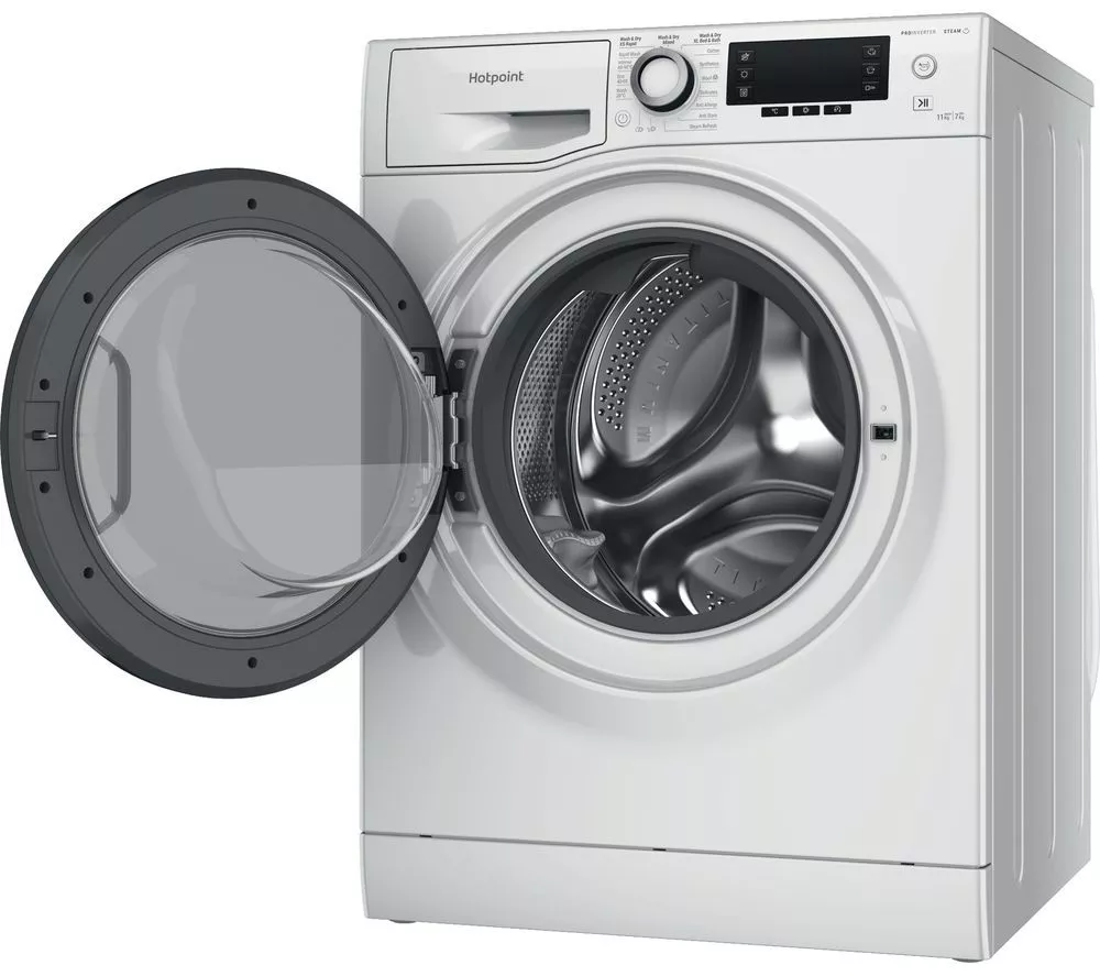 HOTPOINT ActiveCare NDD 11748 DA UK 11 kg Washer Dryer - White