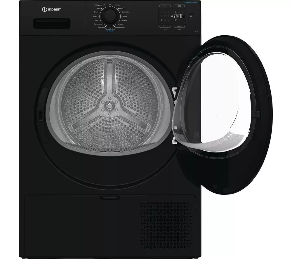 INDESIT C YD 92D BB UK 9 kg Heat Pump Tumble Dryer - Black