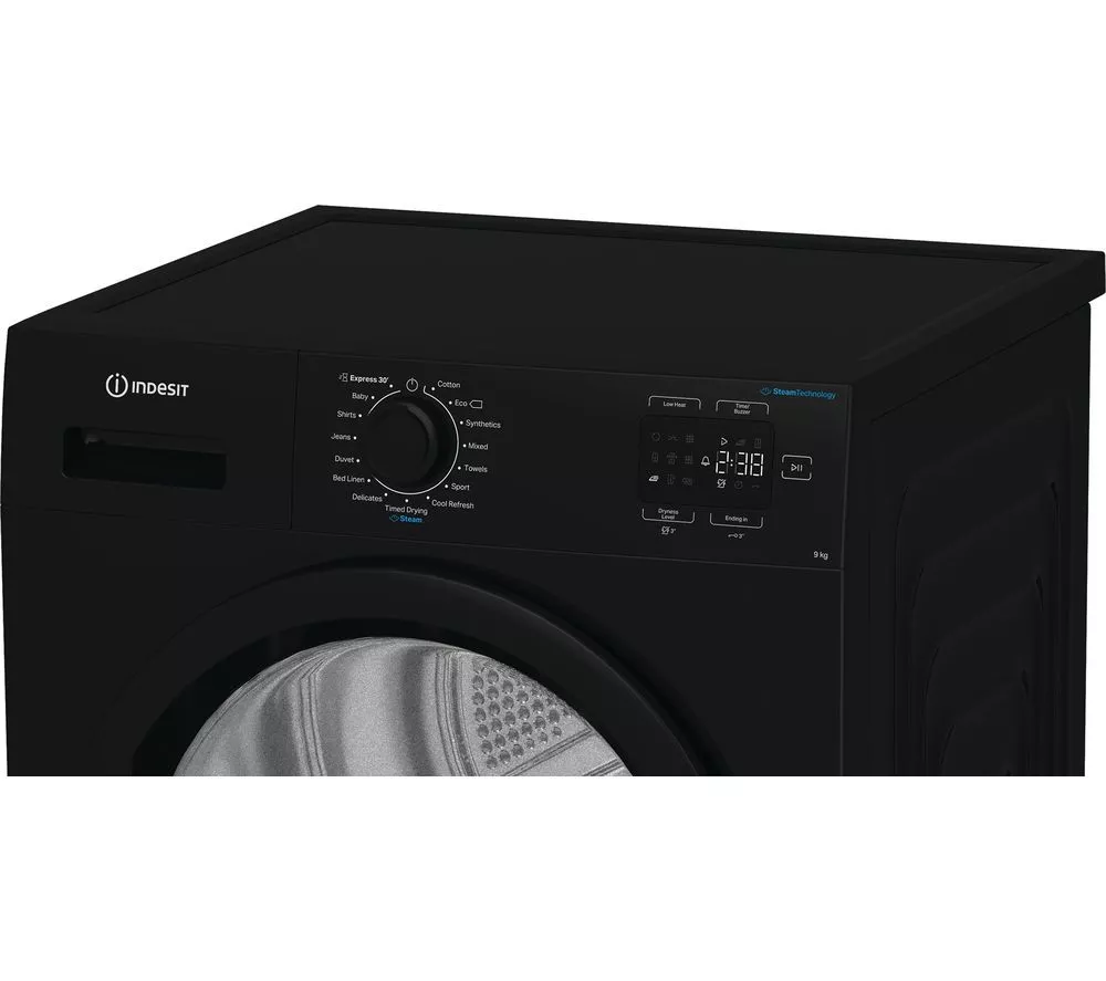 INDESIT C YD 92D BB UK 9 kg Heat Pump Tumble Dryer - Black