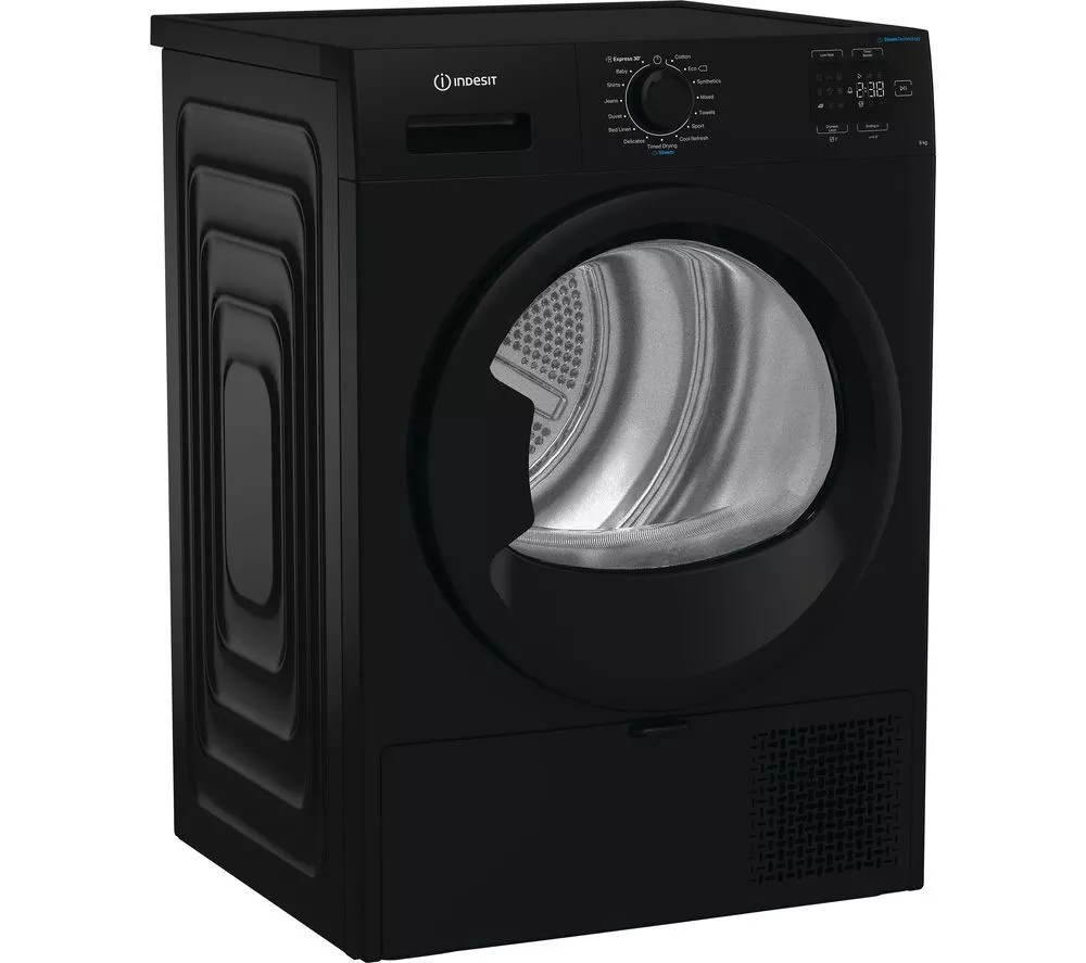 INDESIT C YD 92D BB UK 9 kg Heat Pump Tumble Dryer - Black