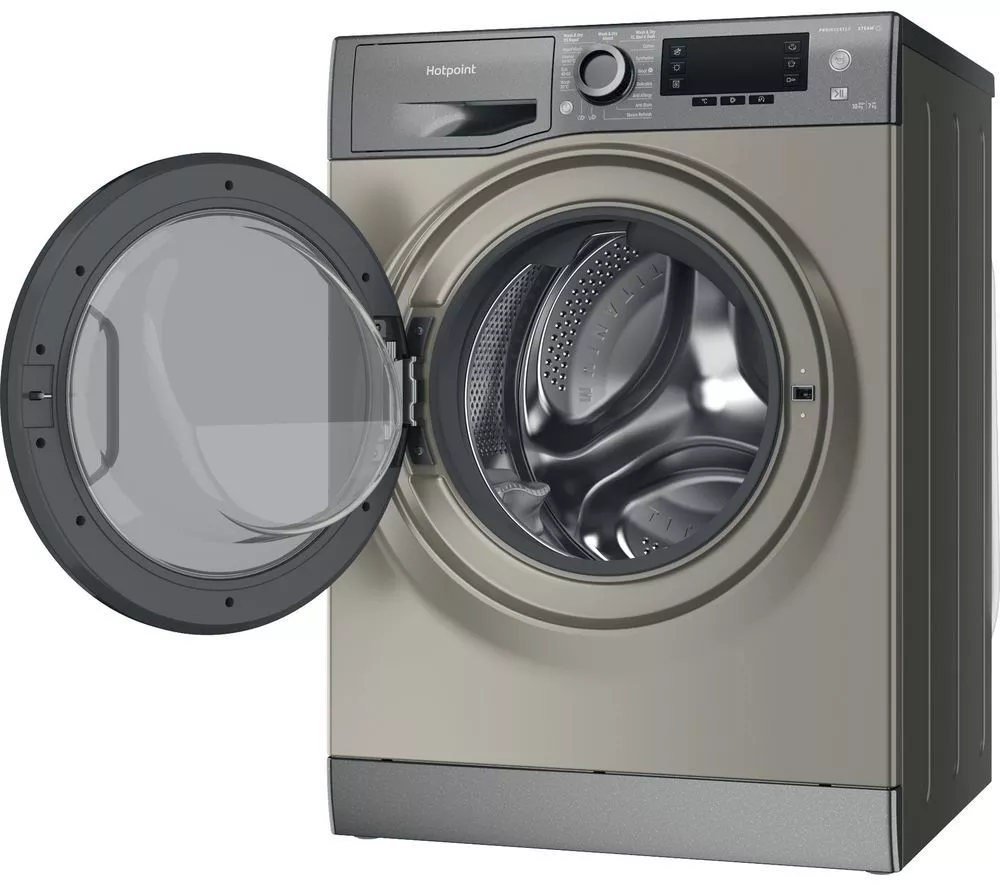 HOTPOINT ActiveCare NDD 10748 GDA UK 10 kg Washer Dryer - Graphite
