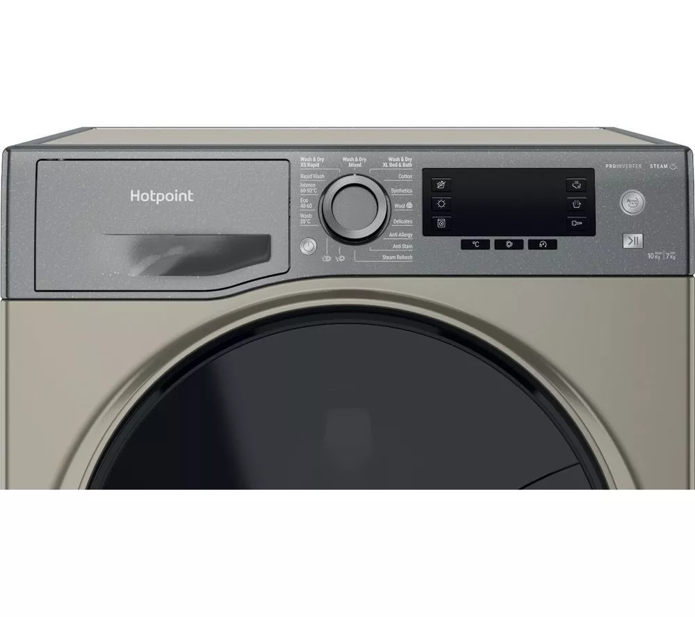 HOTPOINT ActiveCare NDD 10748 GDA UK 10 kg Washer Dryer - Graphite