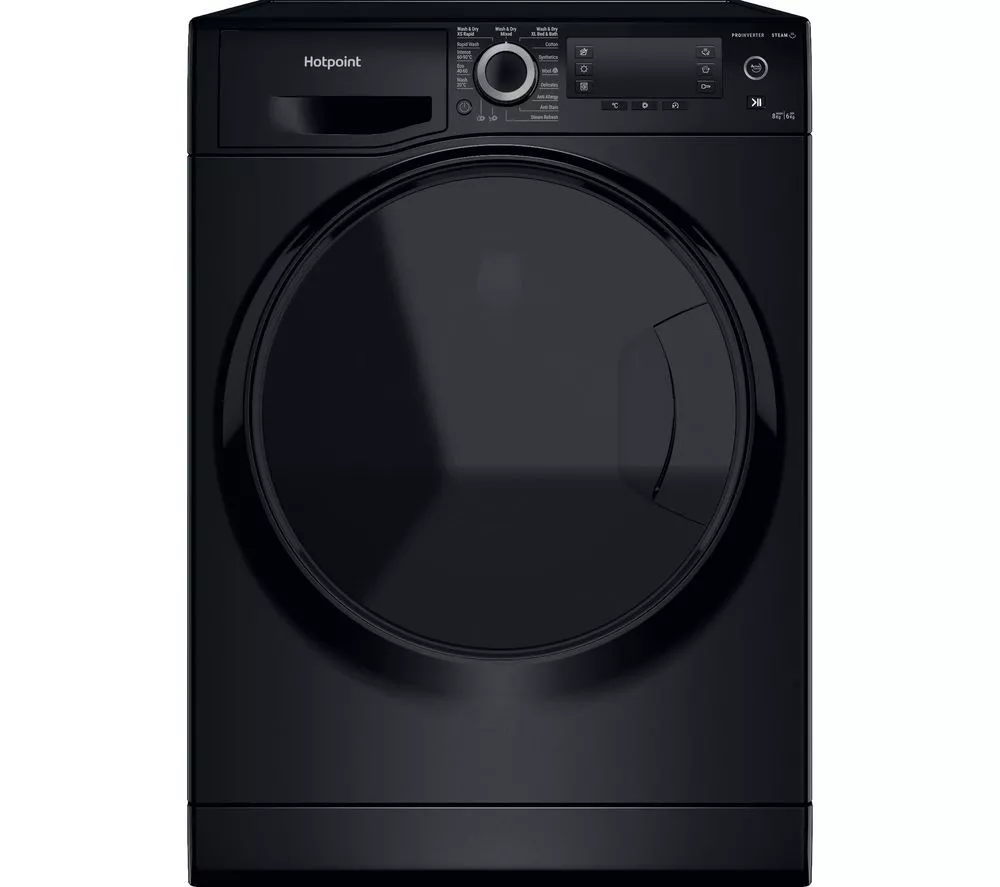 HOTPOINT ActiveCare NDD 86448 BDA UK 8 kg Washer Dryer - Black