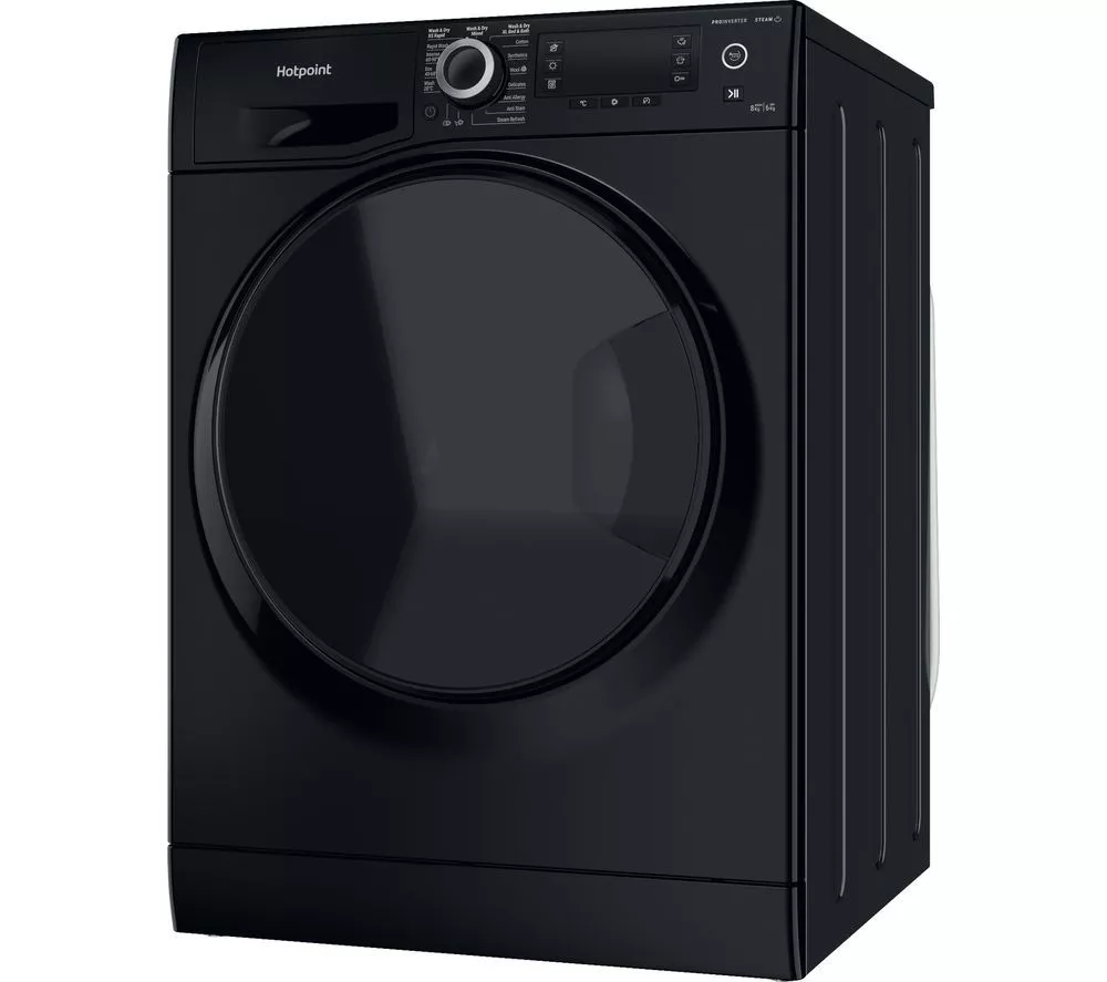 HOTPOINT ActiveCare NDD 86448 BDA UK 8 kg Washer Dryer - Black