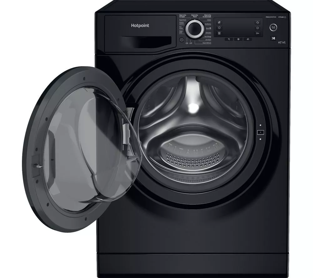 HOTPOINT ActiveCare NDD 86448 BDA UK 8 kg Washer Dryer - Black