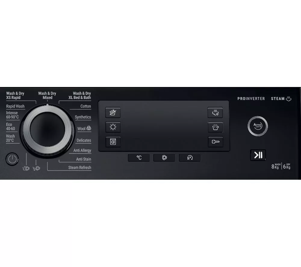 HOTPOINT ActiveCare NDD 86448 BDA UK 8 kg Washer Dryer - Black