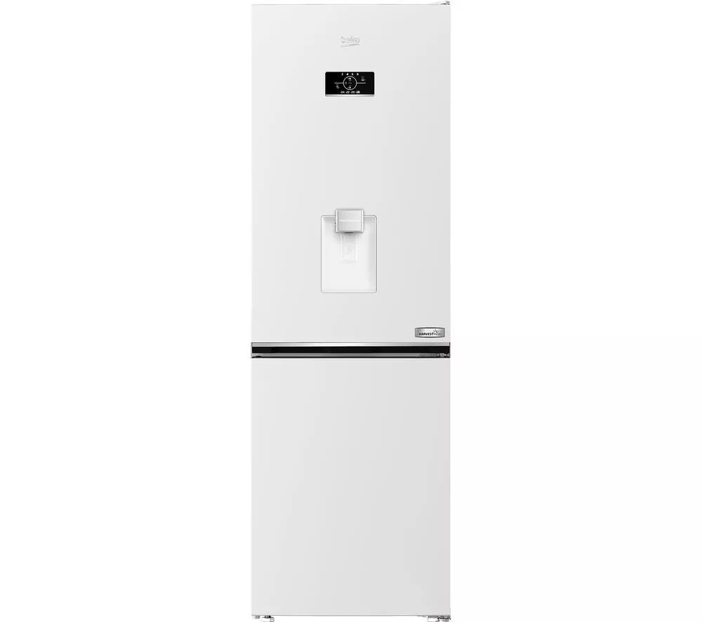 BEKO AeroFlow HarvestFresh CNG4686DVW 60/40 Fridge Freezer - White