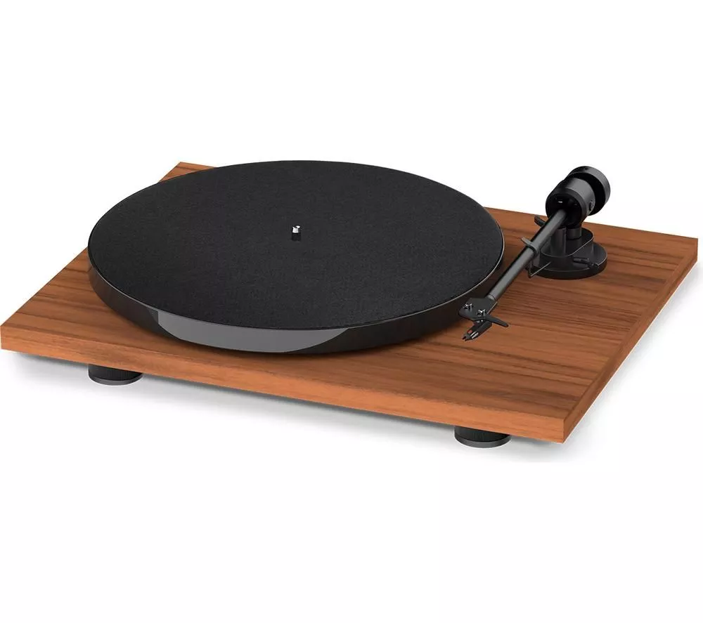 PRO-JECT E1 BT Belt Drive Bluetooth Turntable - Walnut
