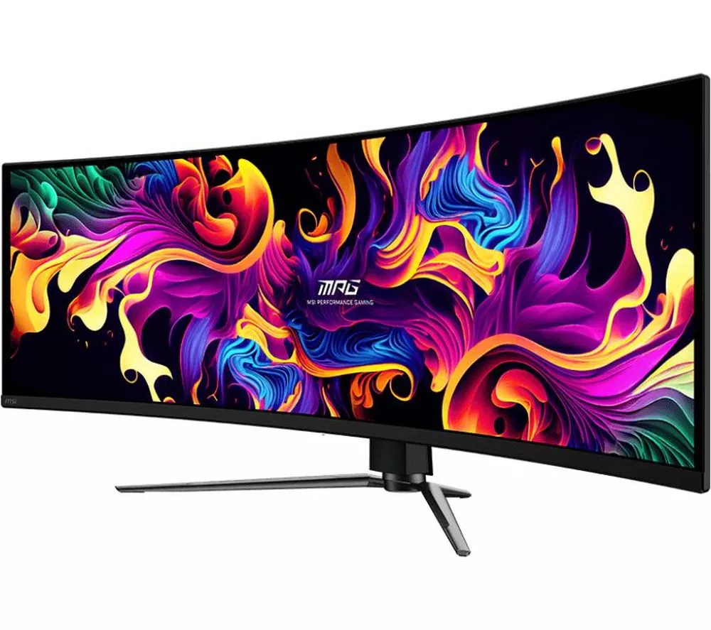 MSI MPG 491CQPX Dual Quad HD 49" Curved QD-OLED Gaming Monitor - Black