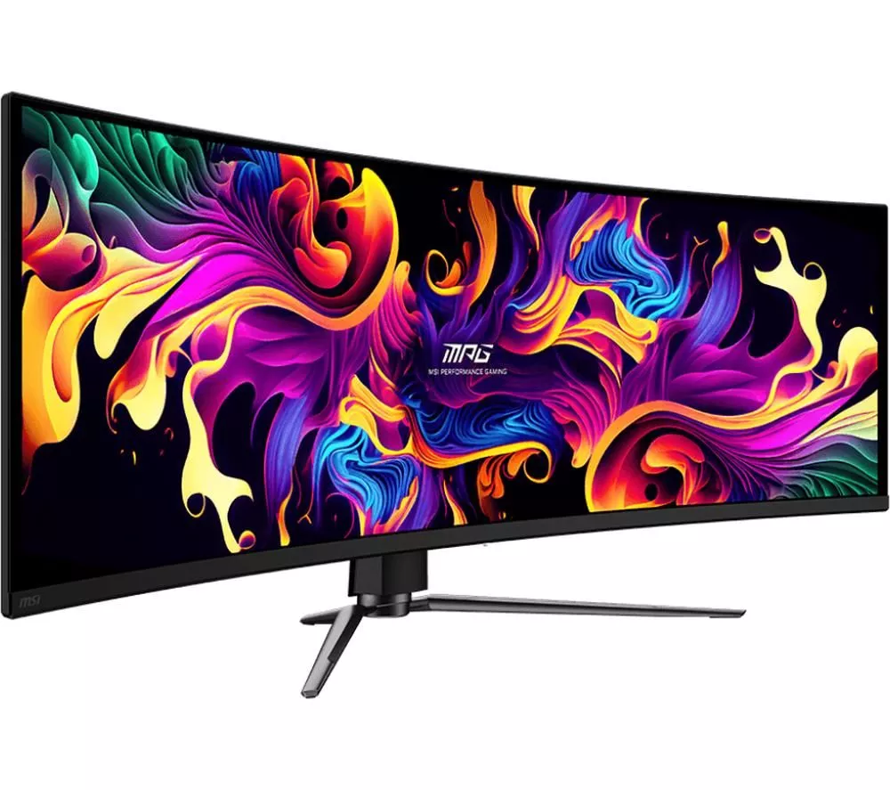 MSI MPG 491CQPX Dual Quad HD 49" Curved QD-OLED Gaming Monitor - Black