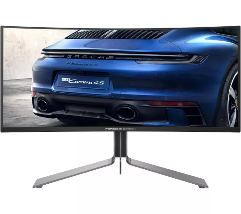 AOC AGON PRO PD34 Porsche Design Wide Quad HD 34" Curved QD-OLED Gaming Monitor - Black