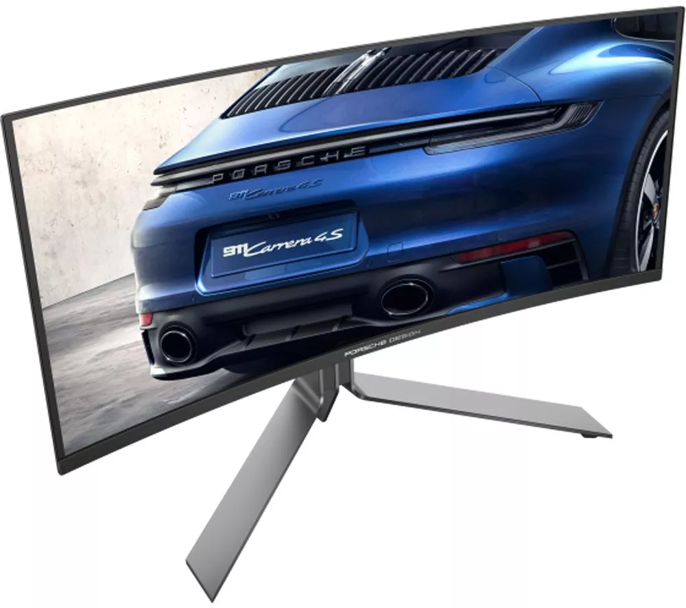 AOC AGON PRO PD34 Porsche Design Wide Quad HD 34" Curved QD-OLED Gaming Monitor - Black